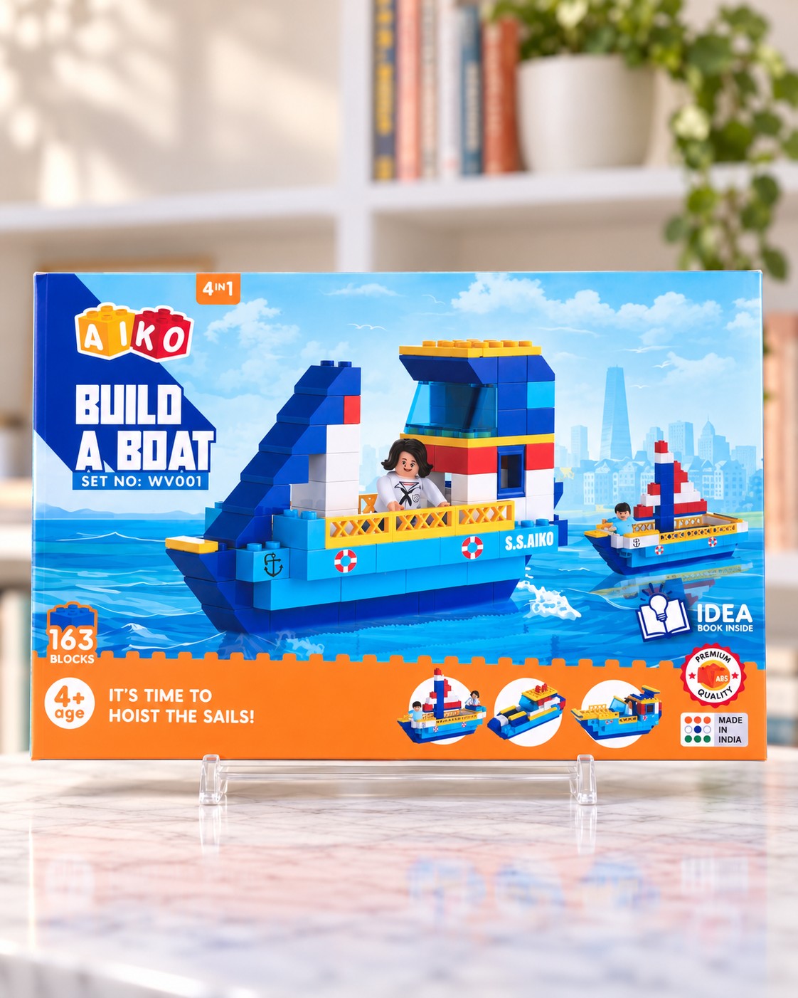 Build A Boat Blocks 163 pcs, box front