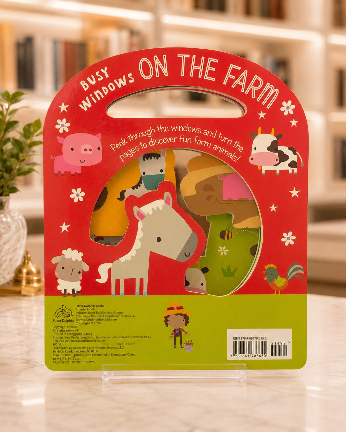 Busy Windows: On the Farm – back cover