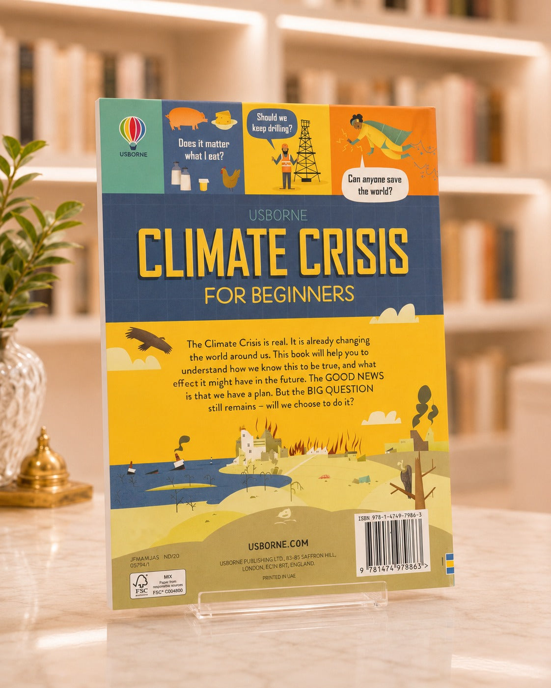 Climate Crisis for Beginners – back cover