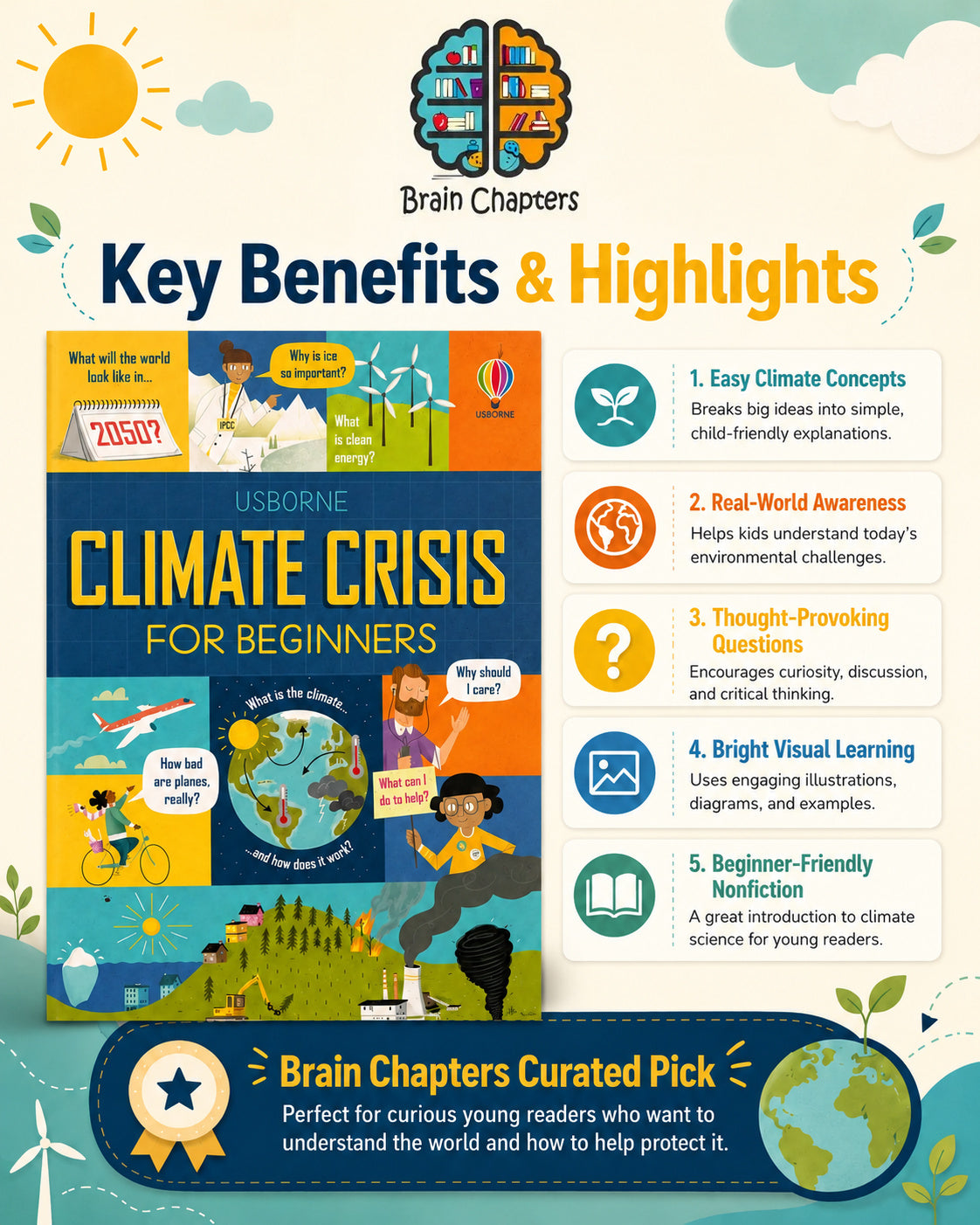 Key benefits and highlights of Climate Crisis for Beginners