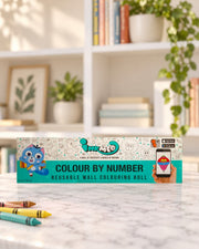Colour By Number Reusable Colouring Roll (6 Inch), box front