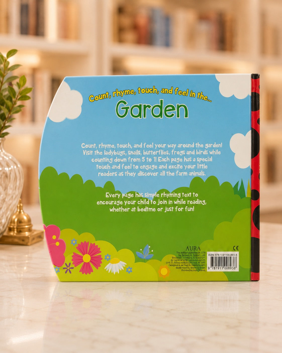 Count, Rhyme, Touch and Feel: Garden – back cover