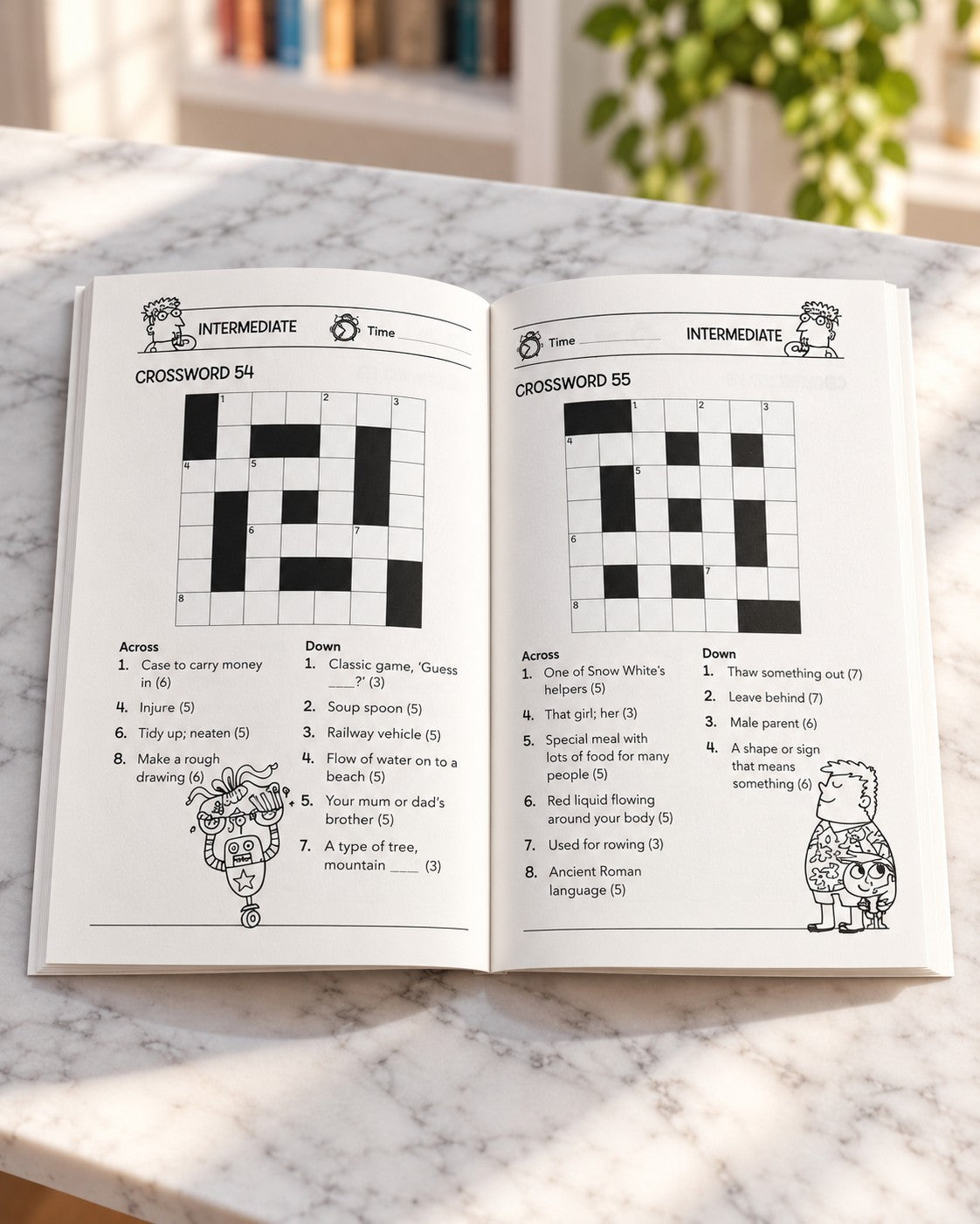 Crosswords for Clever Kids, inside pages 1