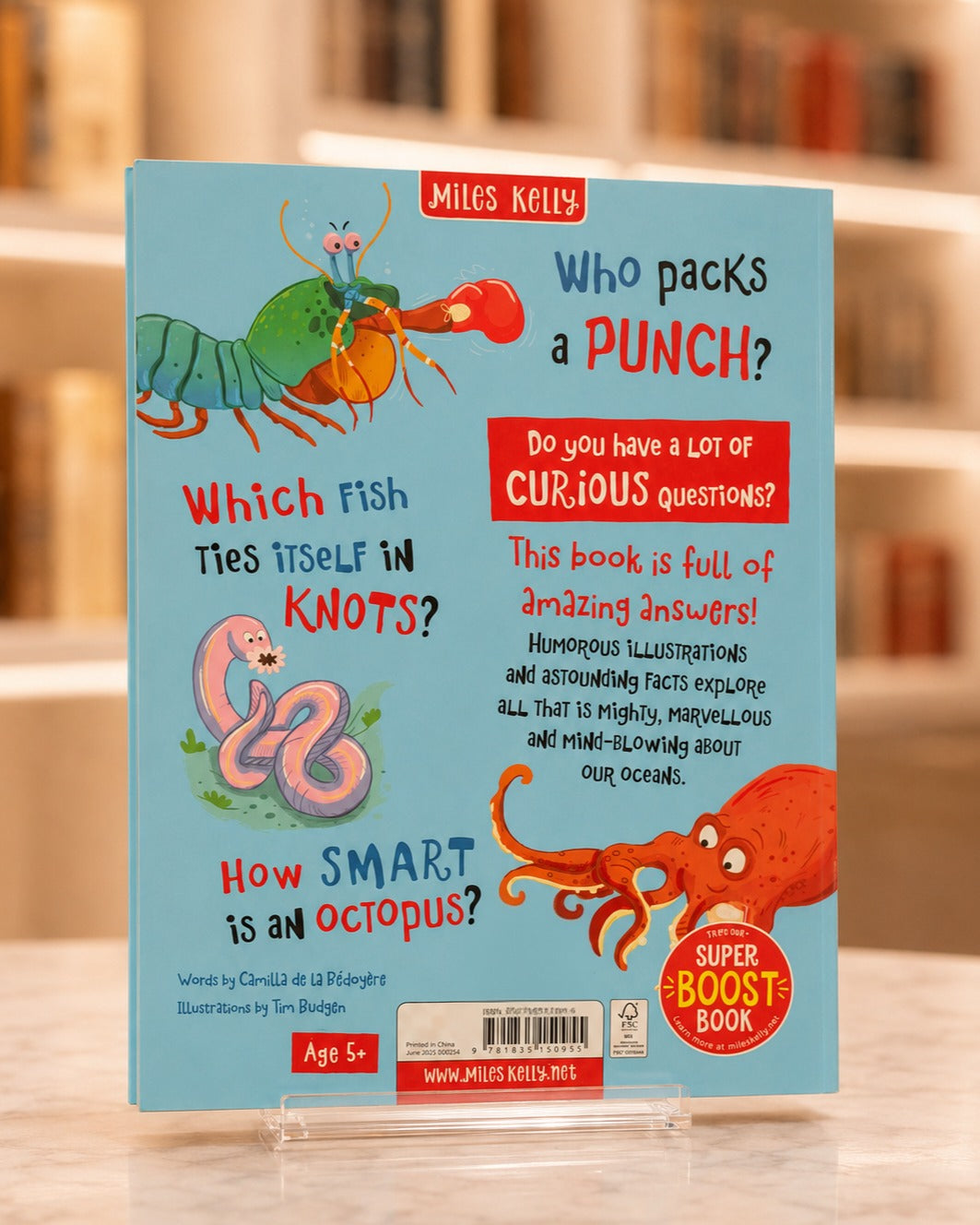 Curious Questions and Answers About... Our Oceans – back cover