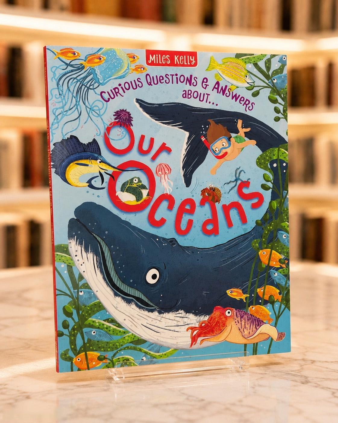 Curious Questions and Answers About... Our Oceans – front cover