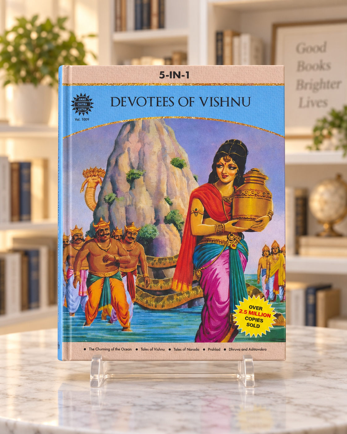 Devotees of Vishnu 5-in-1 illustrated comic collection, front cover