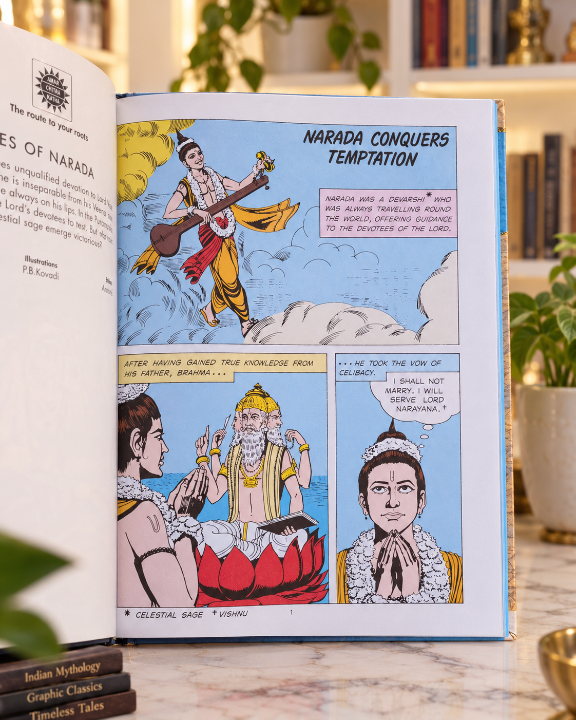 Devotees of Vishnu, inside pages: Tales of Narada