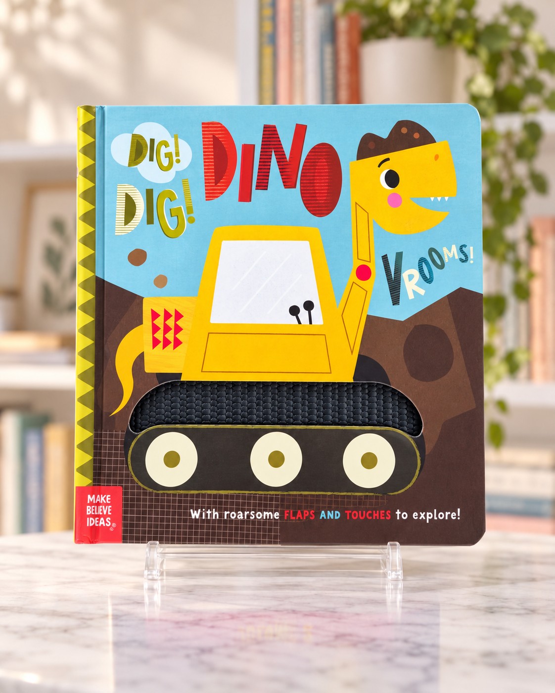 Dig! Dig! Dino Vrooms!, front cover