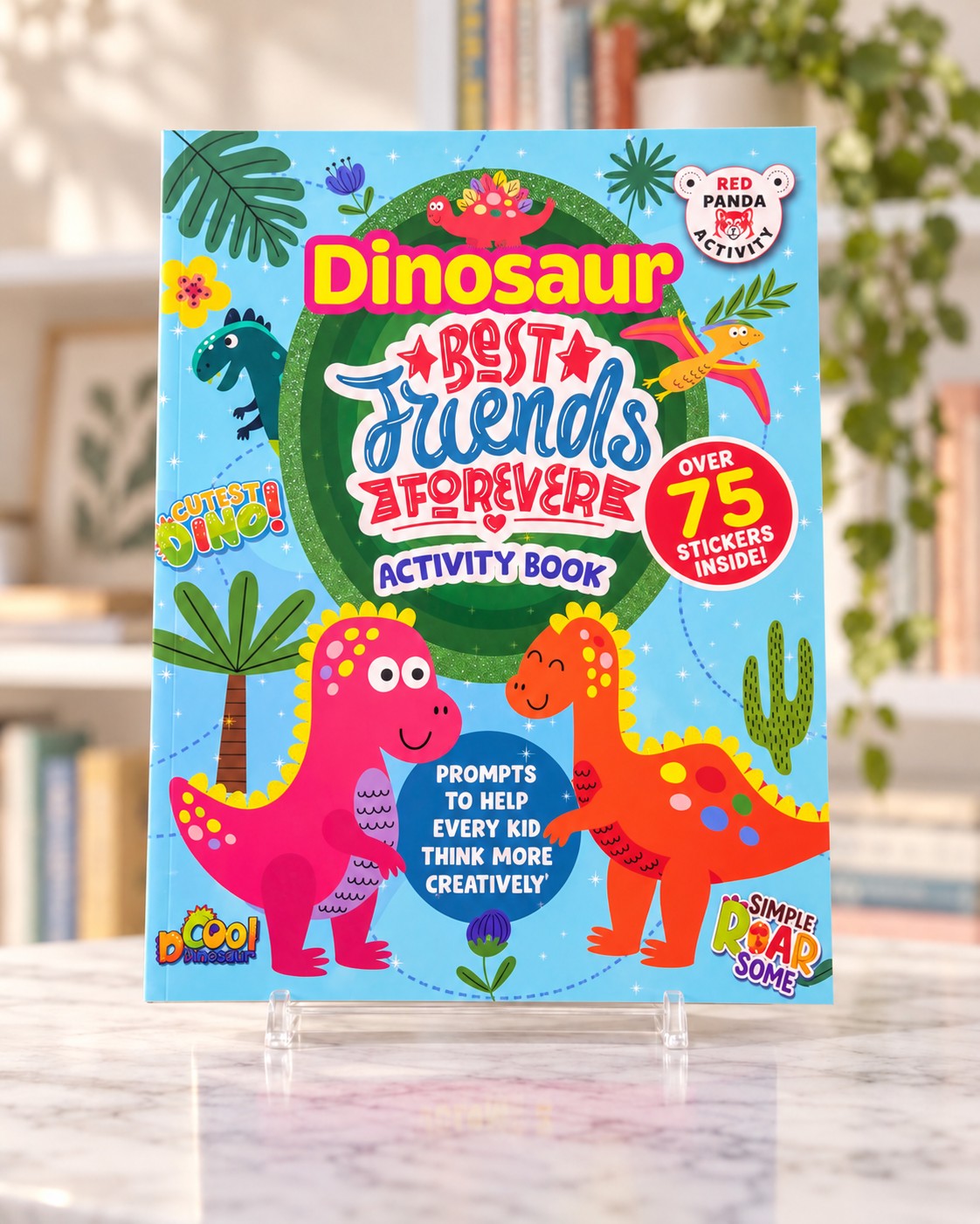Dinosaur Best Friends Forever Activity Book, front cover