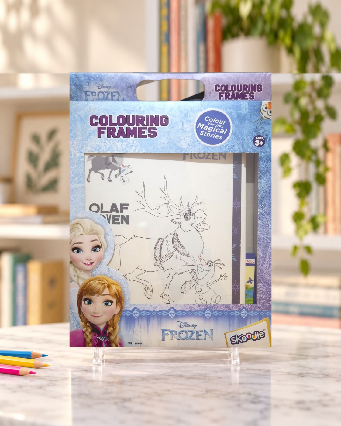 Disney Frozen Colouring Frames, front