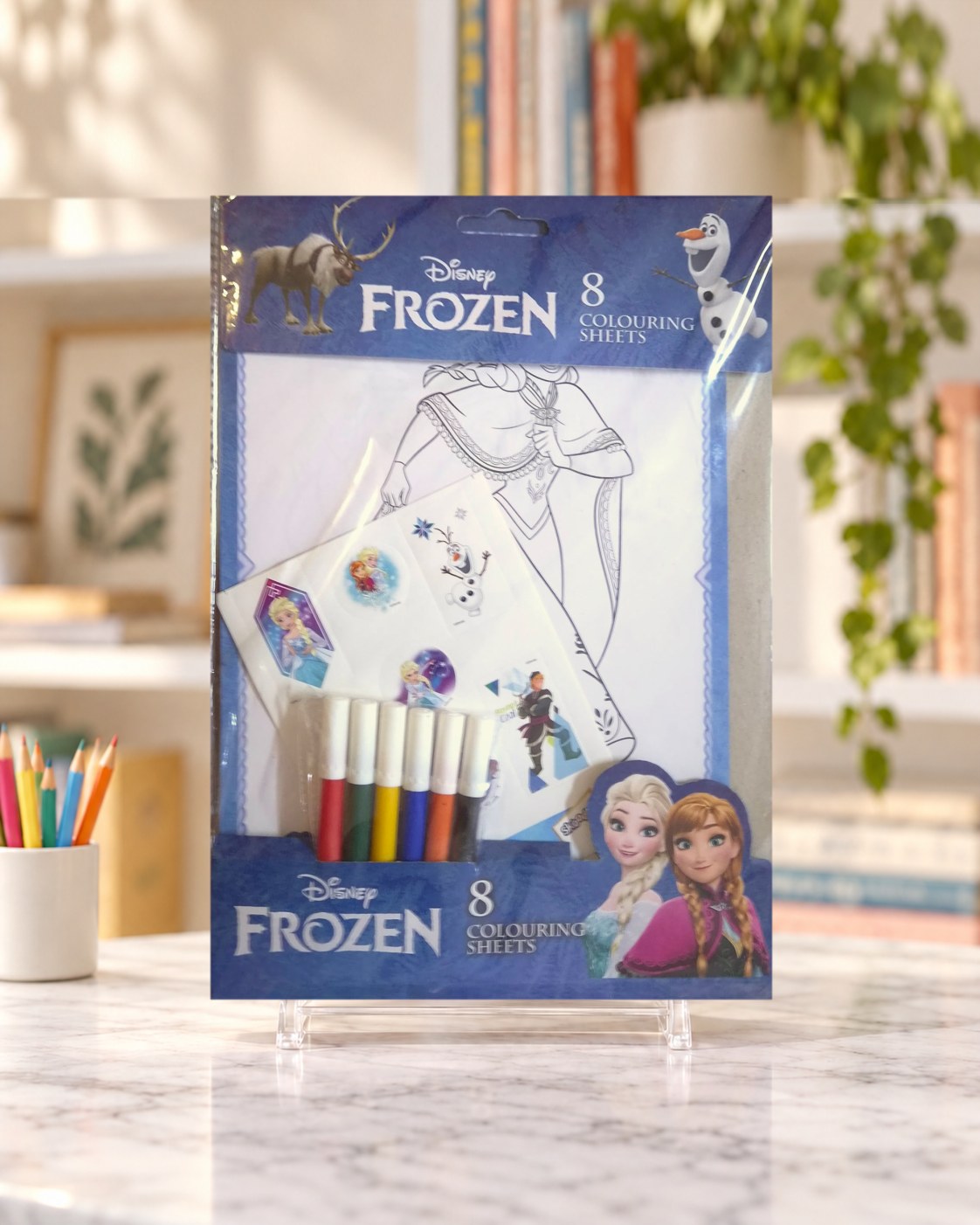 Disney Frozen Colouring Sheets, front