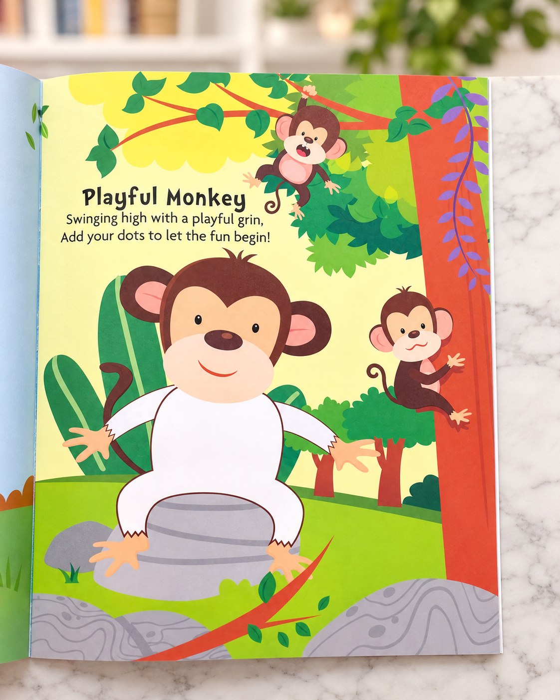 Dotted Fun! Jungle Animals, inside pages