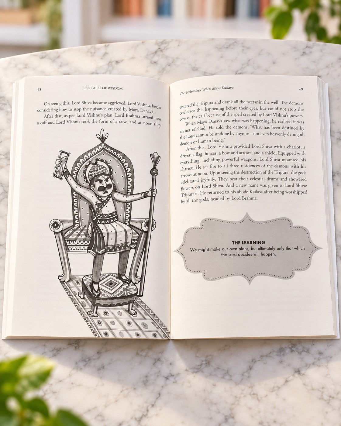 Epic Tales of Wisdom, inside pages