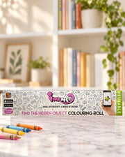 Find the Hidden Object Reusable Colouring Roll (12 Inch), box front