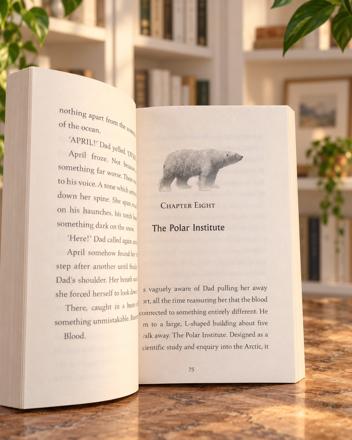 Finding Bear, inside pages: Chapter Eight