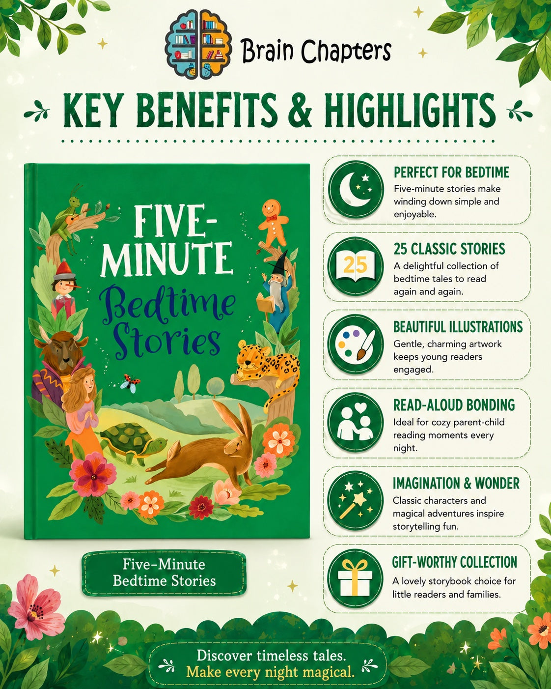 Key benefits and highlights of Five-Minute Bedtime Stories