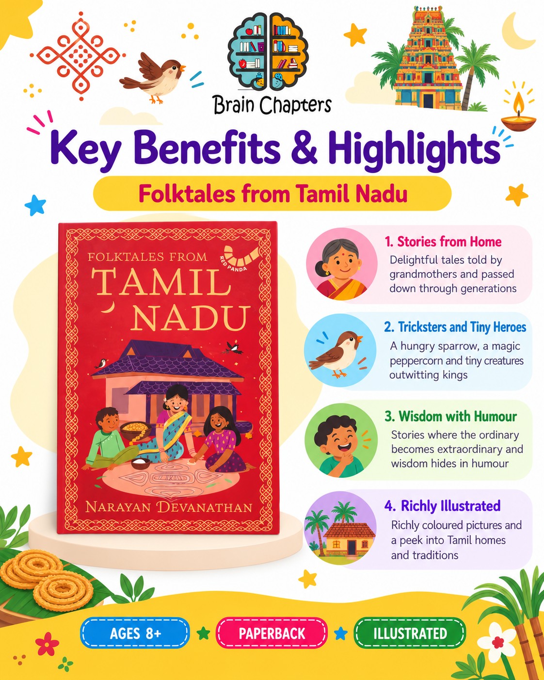 Key benefits and highlights of Folktales from Tamil Nadu