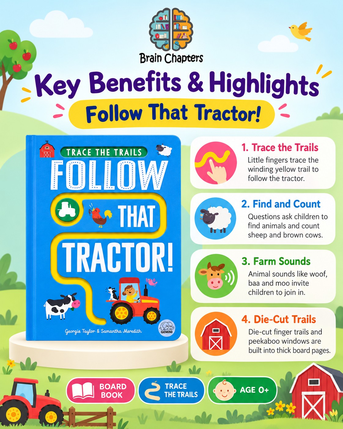 Key benefits and highlights of Follow That Tractor!