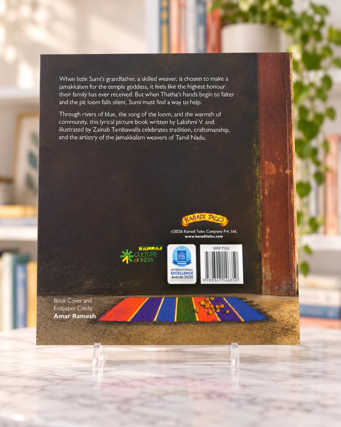 From Bhavani with Love, back cover