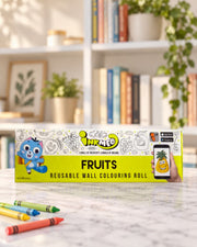 Fruits Reusable Colouring Roll (6 Inch), box front