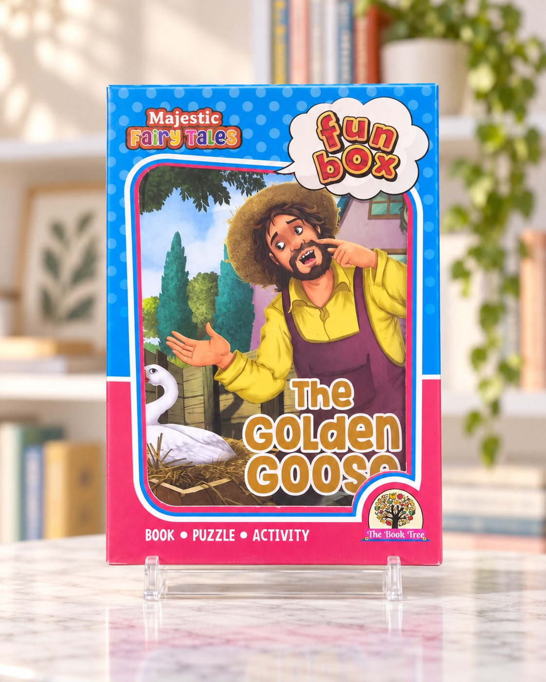 Fun Box - The Golden Goose - Book, Puzzle & Activity, box front