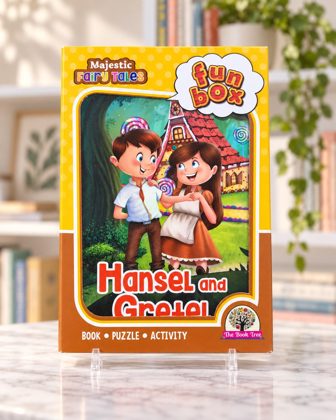 Funbox Hansel and Gretel Book, Puzzle & Activity, front