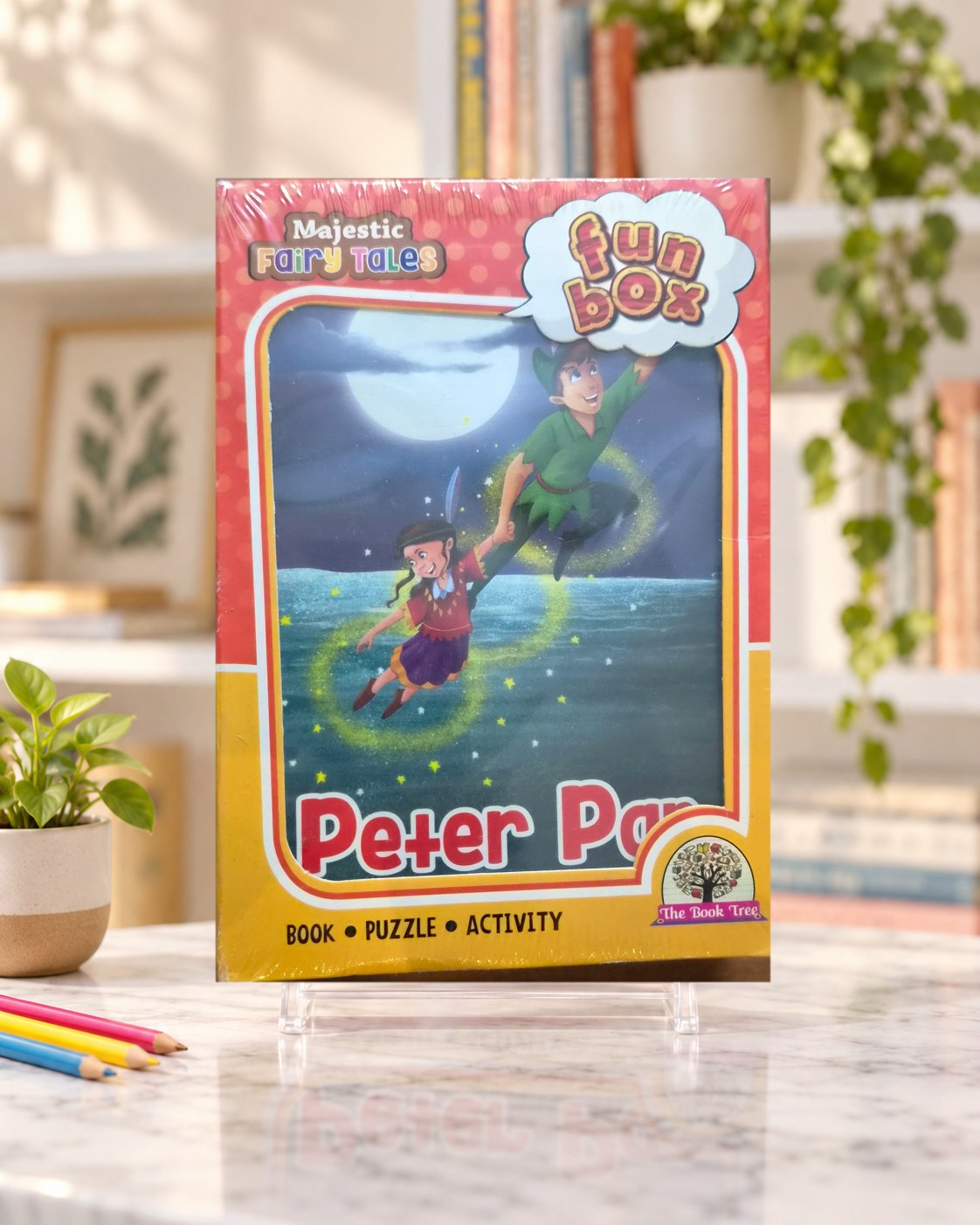 Funbox Peter Pan Book, Puzzle & Activity, front