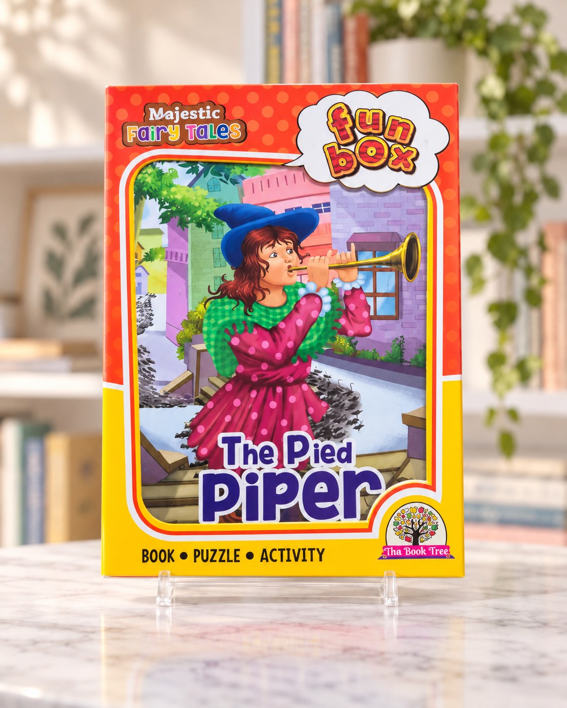 Funbox The Pied Piper Book, Puzzle & Activity, front