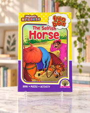 Funbox The Selfish Horse Book, Puzzle & Activity, front