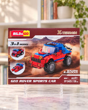 Geo Rover Sports Car - X-Terrain 136 pcs, box front