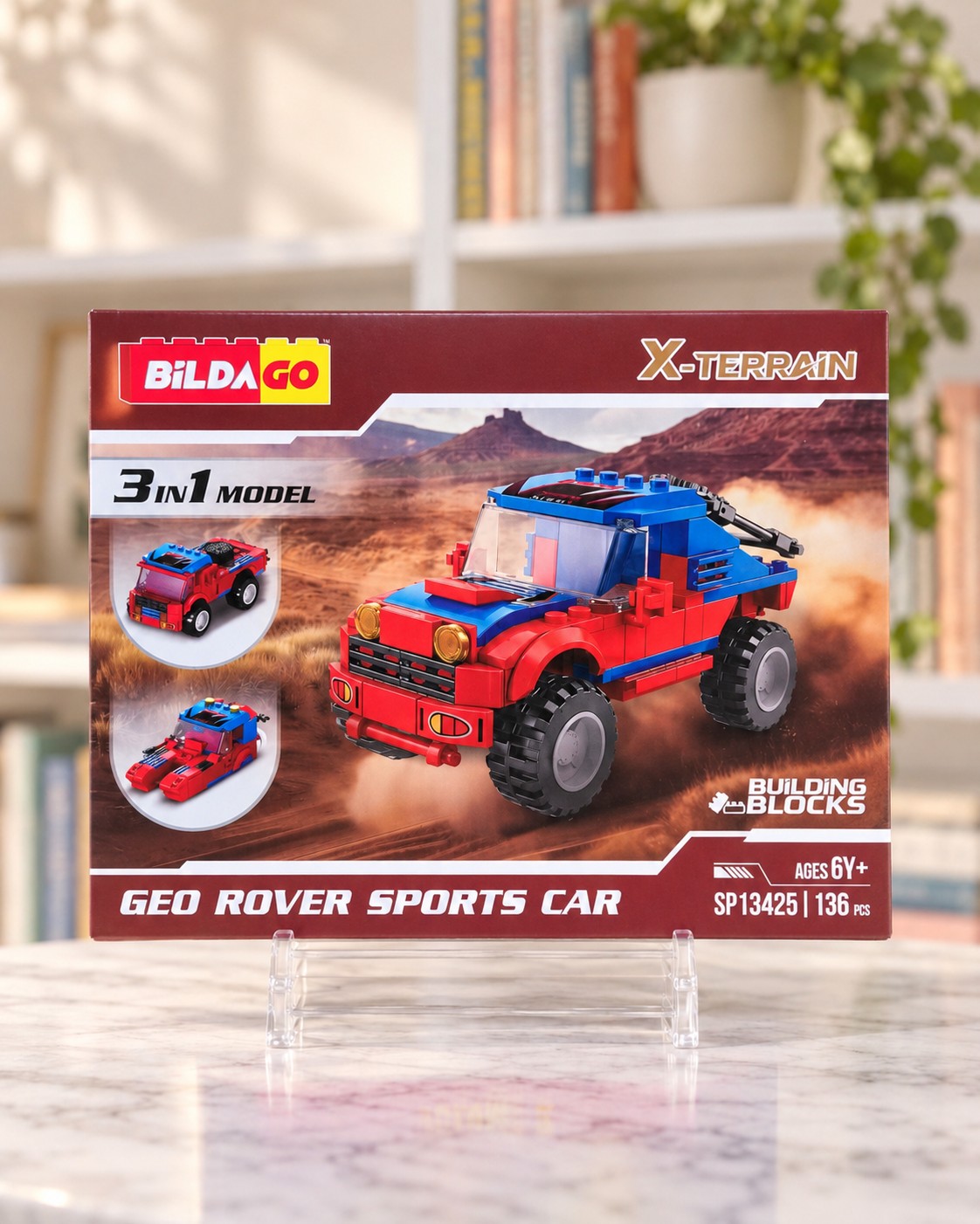 Geo Rover Sports Car - X-Terrain 136 pcs, box front