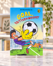 Goal, Butterfingers!, paperback front cover