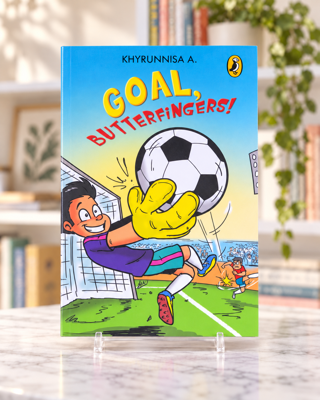 Goal, Butterfingers!, paperback front cover