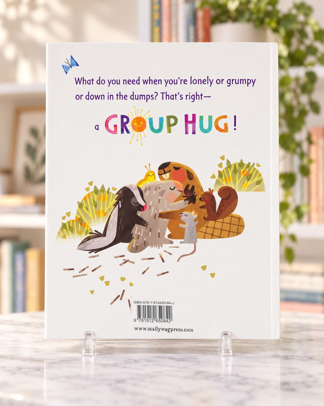 Group Hug, back cover