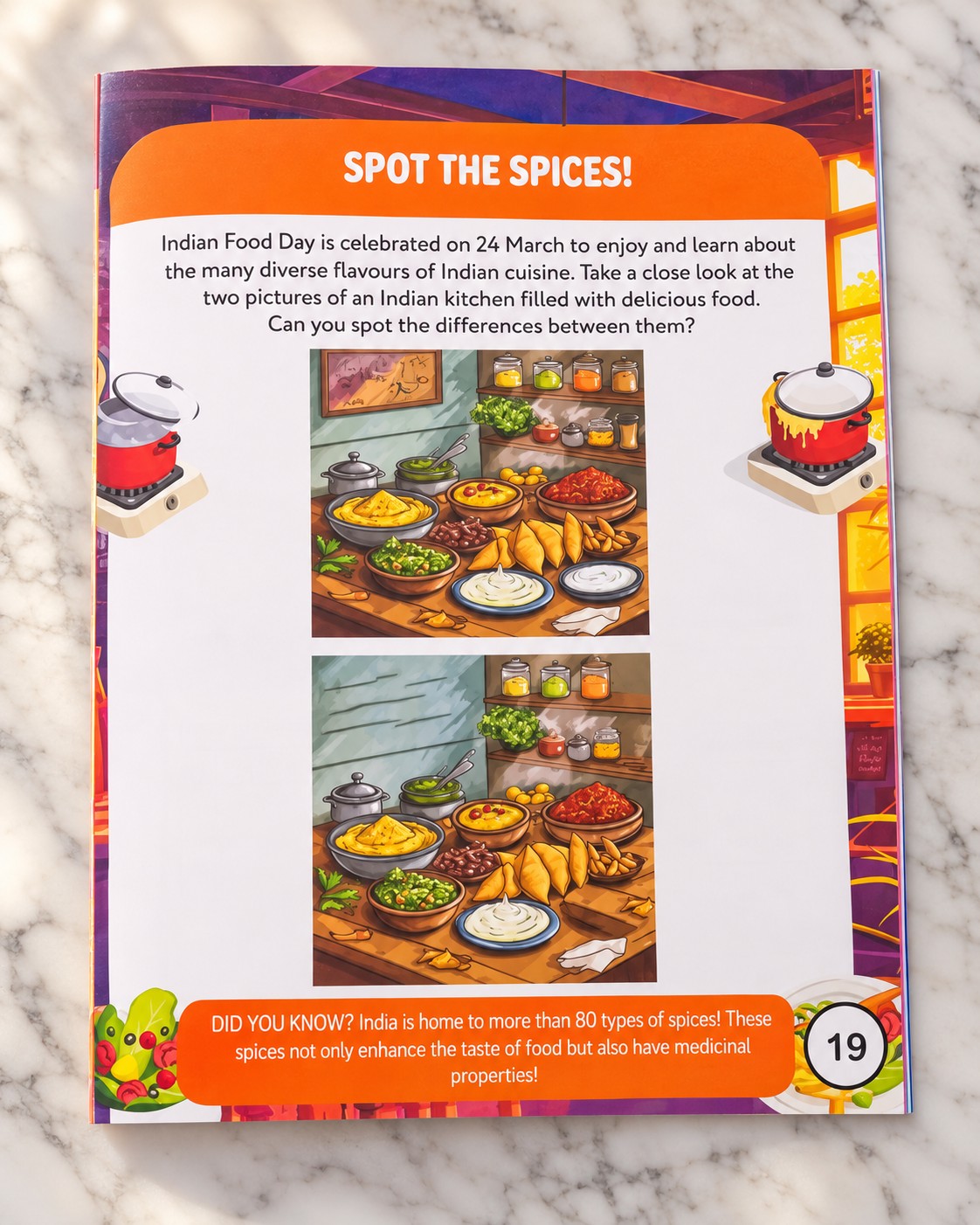 Hello India! Fun Activity Book - Important Dates and Events, inside pages