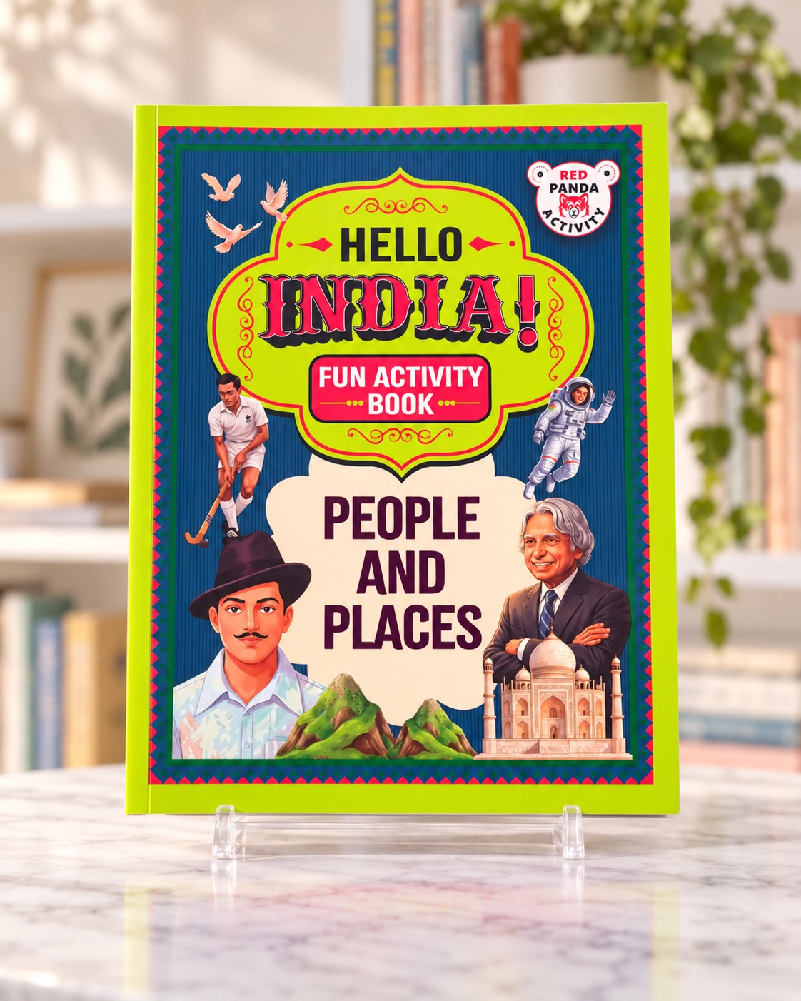 Hello India! Fun Activity Book - People and Places, front cover