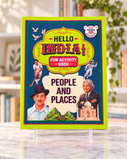 Hello India! Fun Activity Book - People and Places, front cover