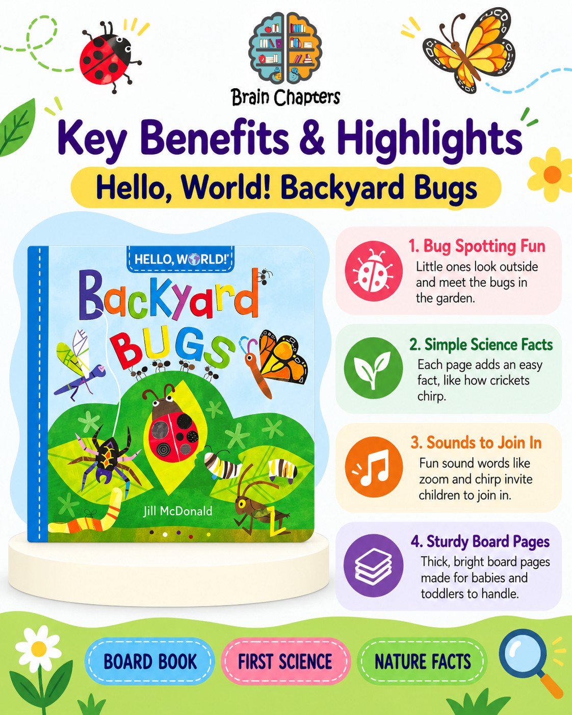 Key benefits and highlights of Hello, World! Backyard Bugs