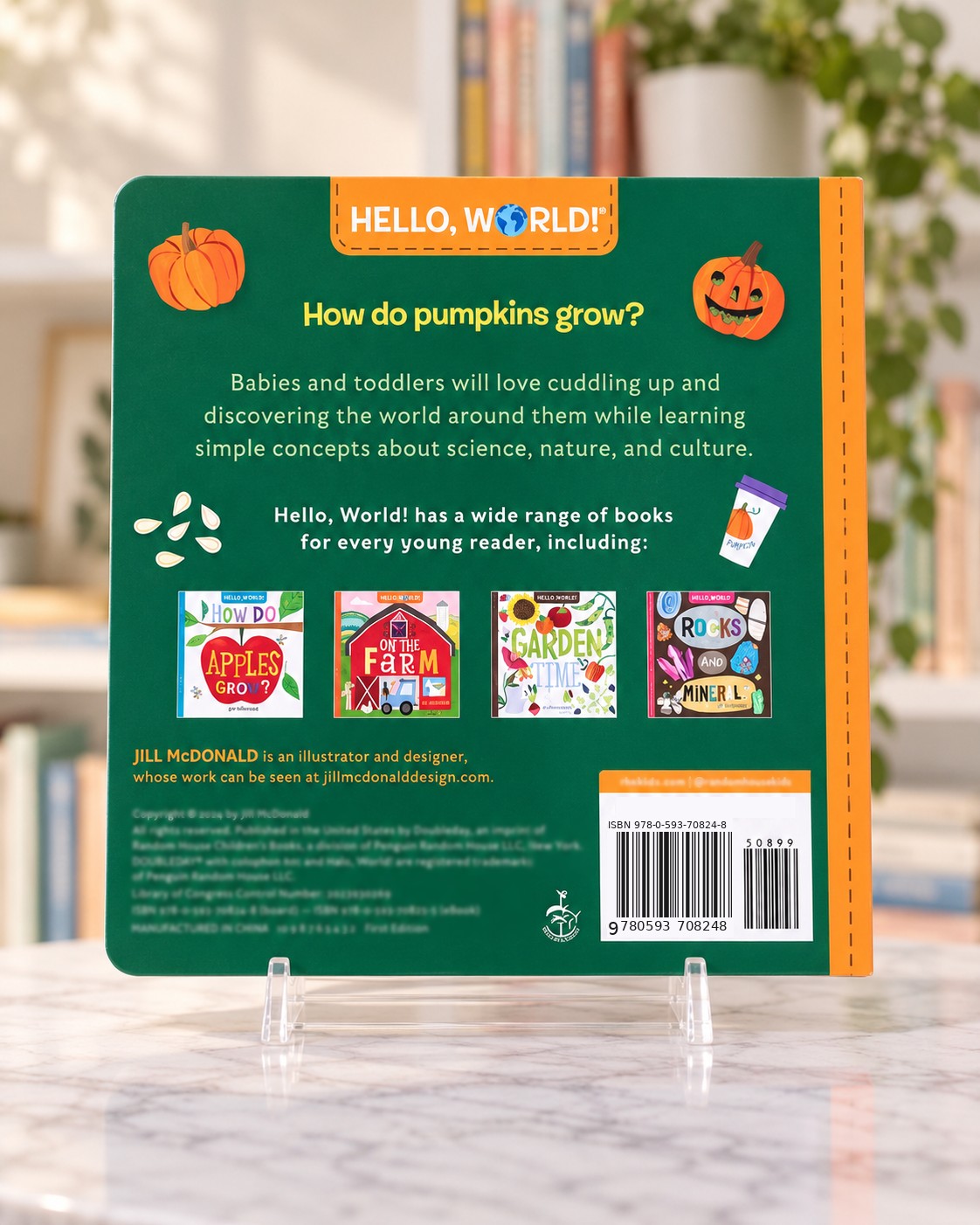 Hello, World! From Seed to Pumpkin, back cover
