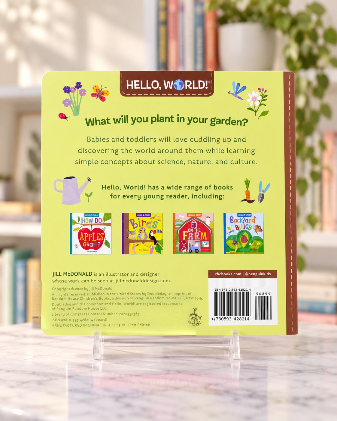 Hello, World! Garden Time, back cover