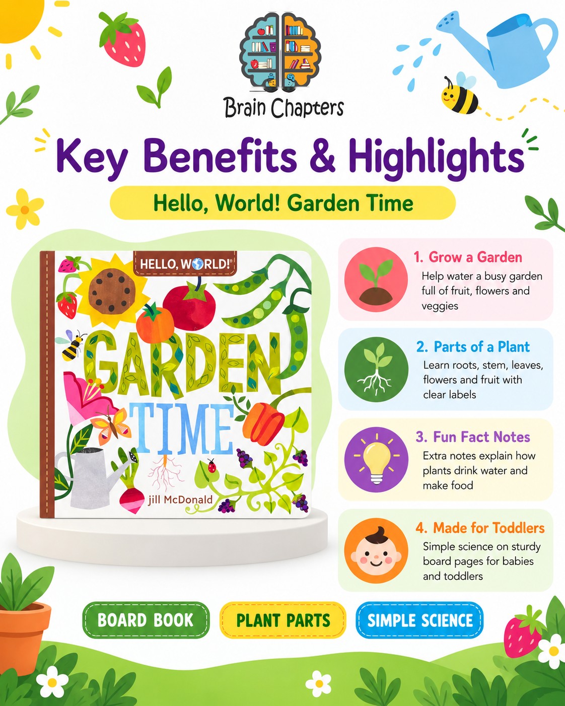 Key benefits and highlights of Hello, World! Garden Time