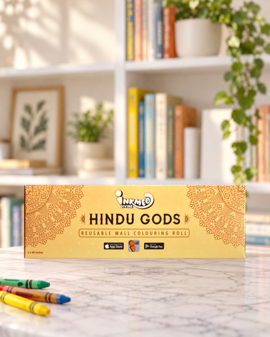 Hindu Gods Colouring Roll (6 Inch), box front