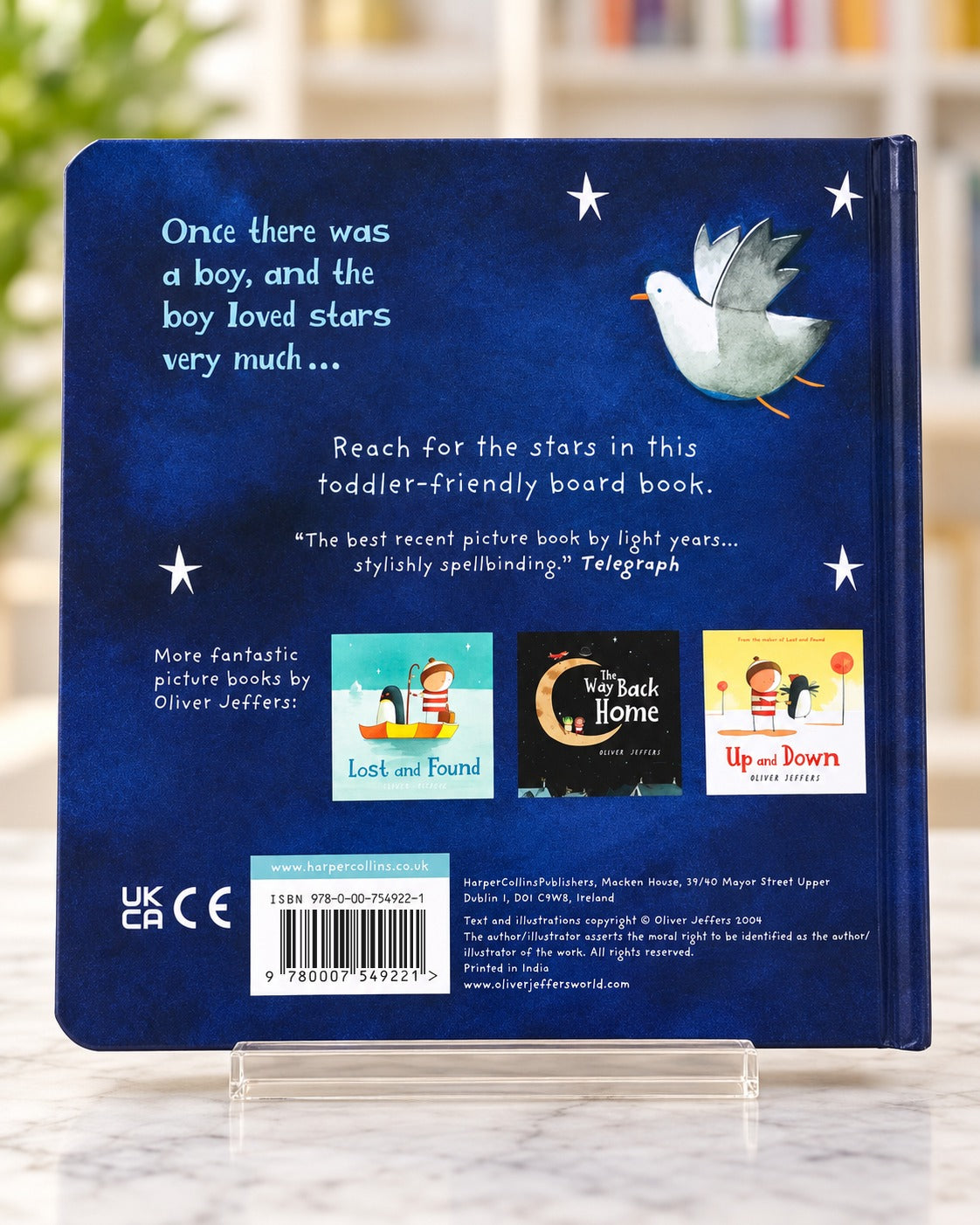 How to Catch a Star, back cover
