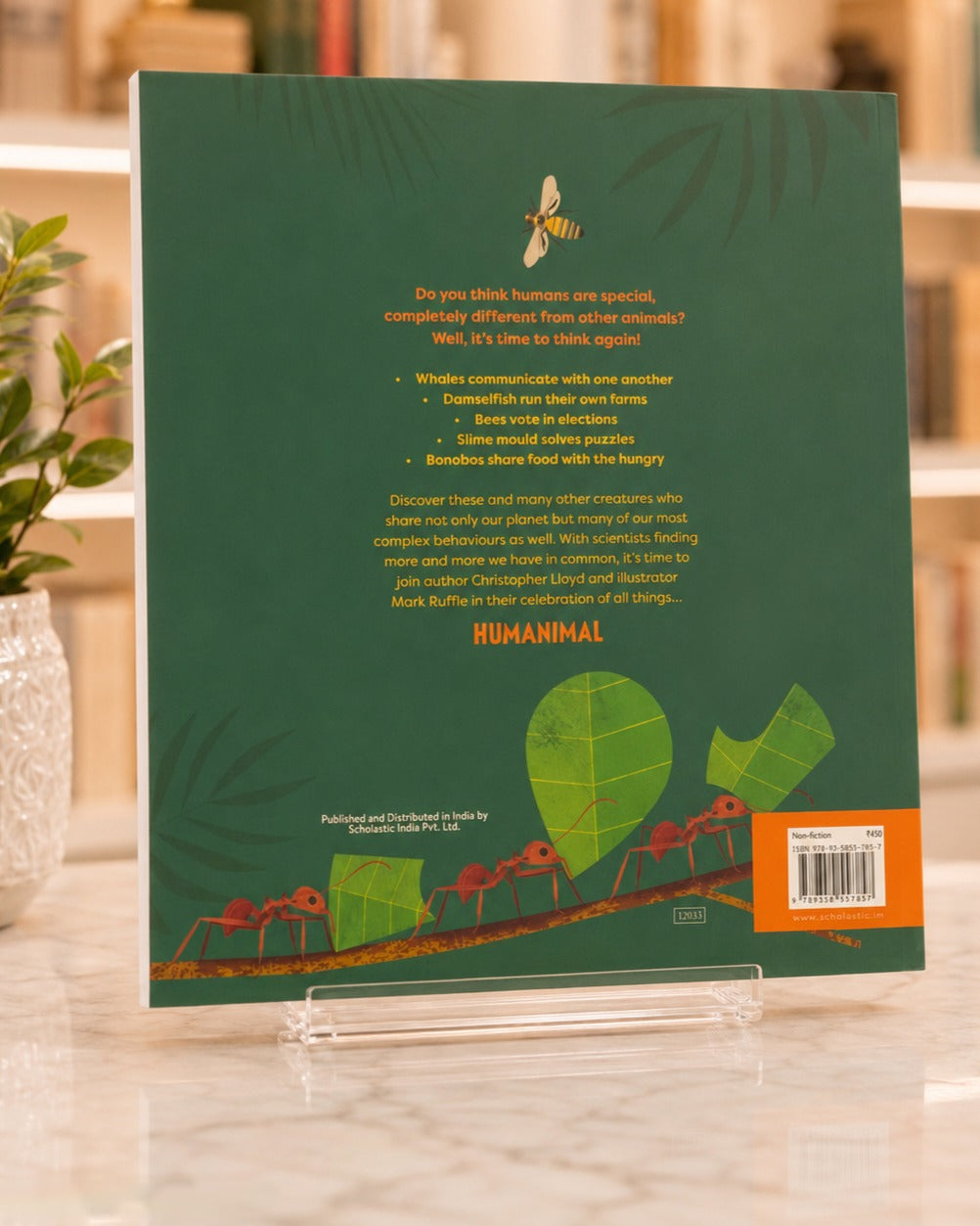 Humanimal – back cover