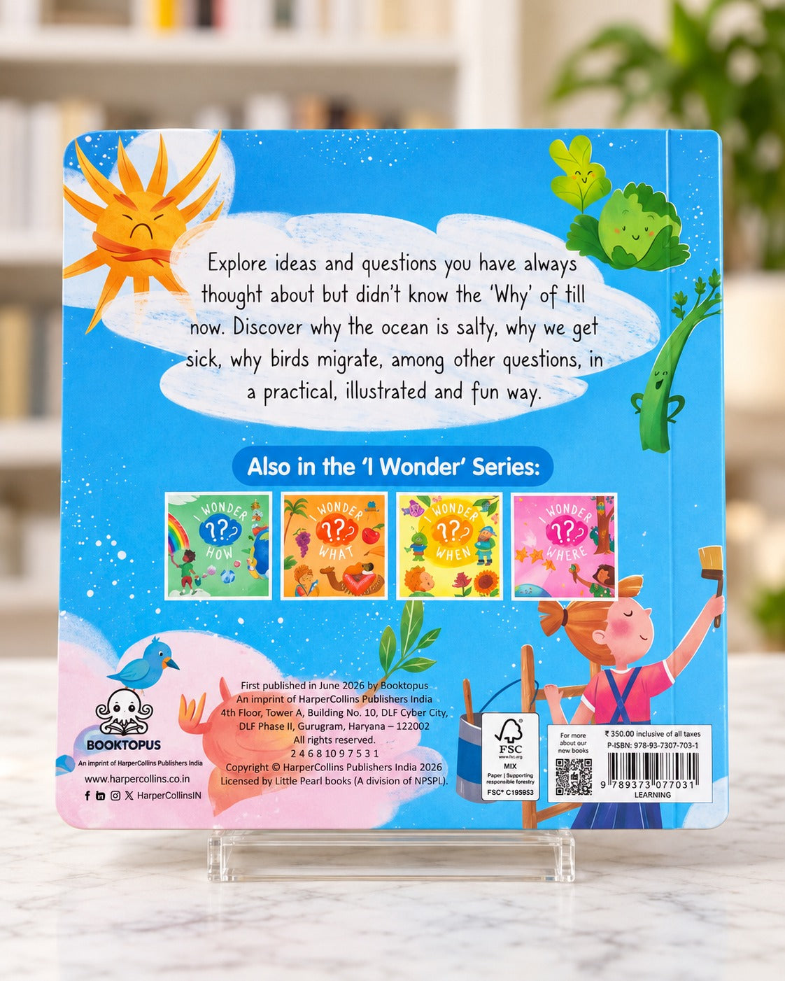 I Wonder Why???, back cover