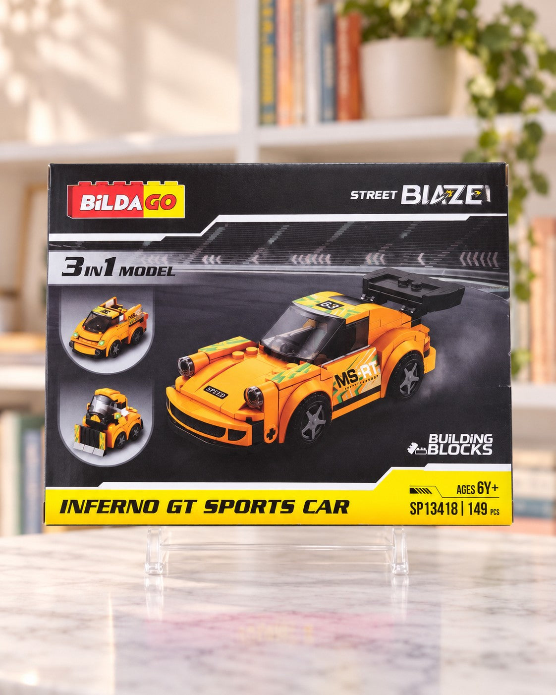 Inferno GT Sports Car - Street Blaze 149 pcs, box front