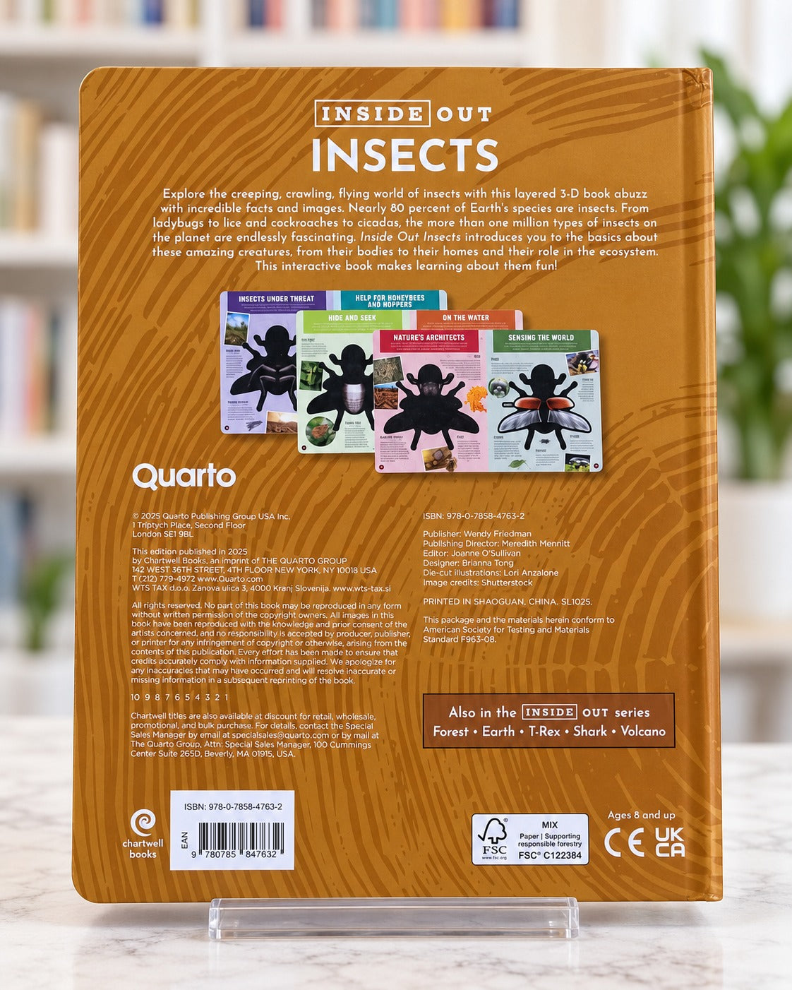 Inside Out Insects, back cover