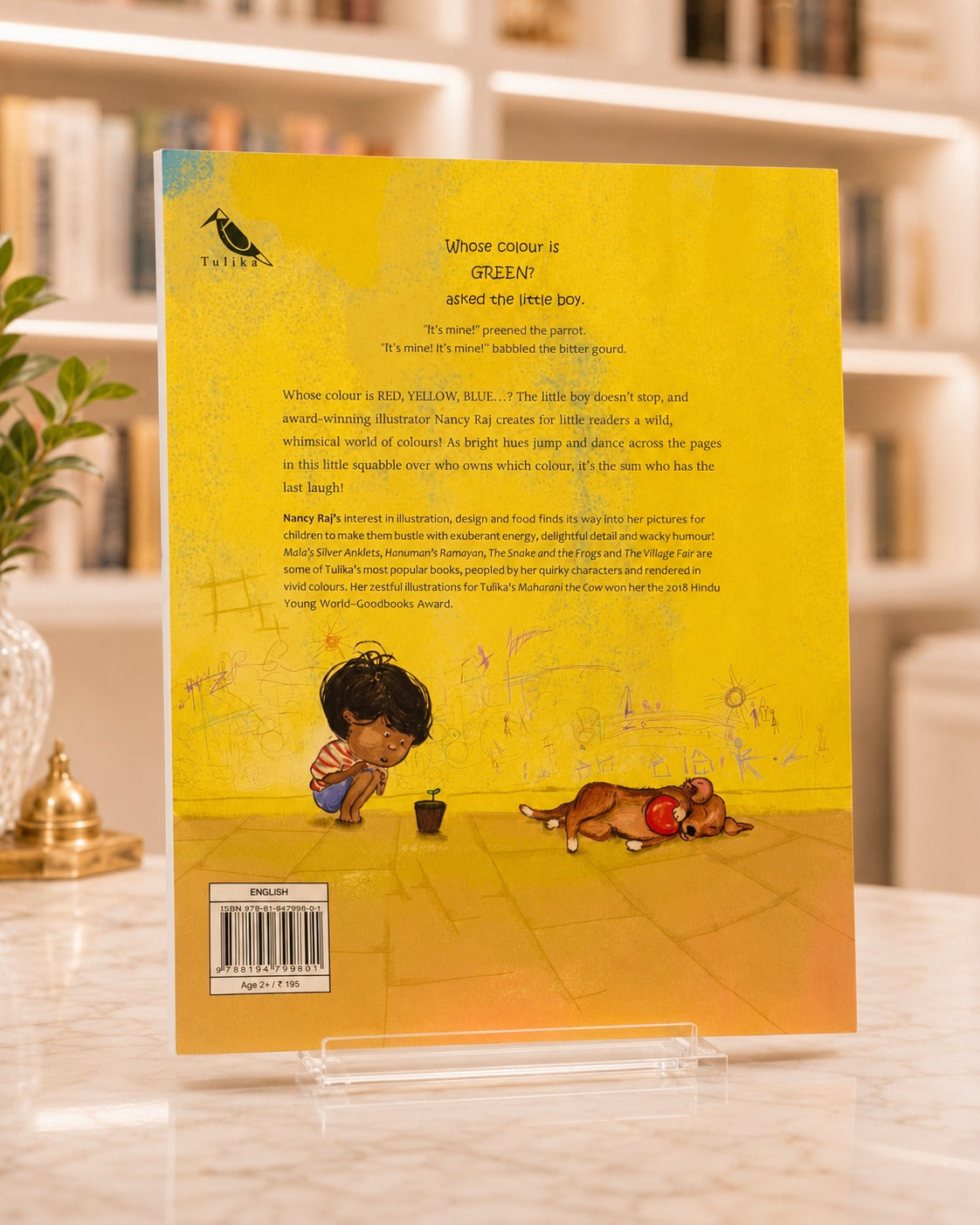 It's My Colour! – back cover