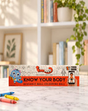 Know Your Body Reusable Colouring Roll (6 Inch), box front