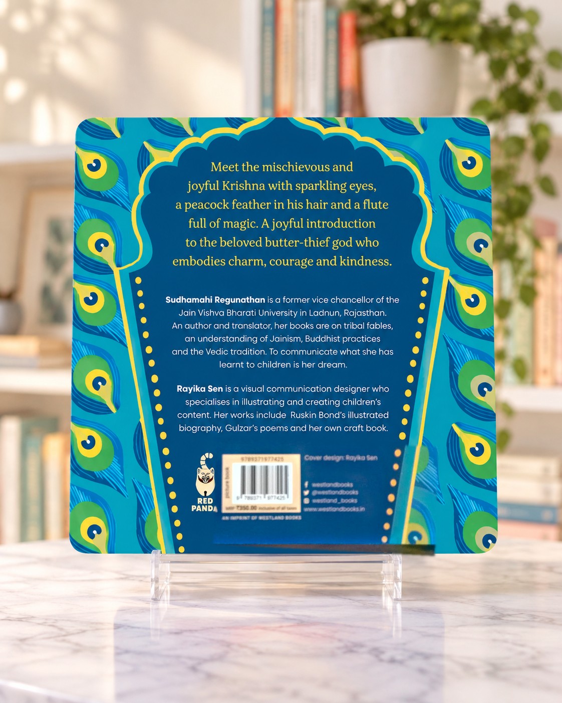 Krishna for Babies, back cover